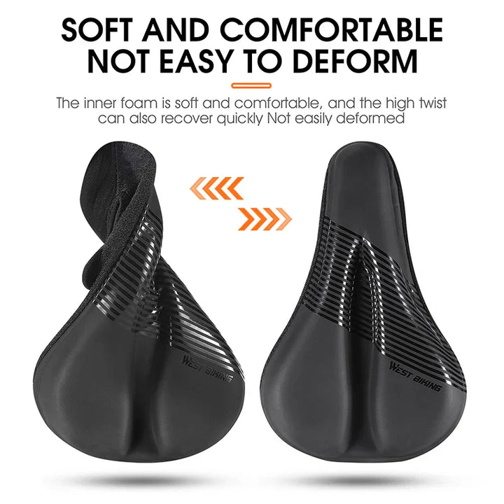BowLift | Durable Bike Seat Cover with Shock Absorption and Waterproof Design – Soft Bicycle Seat Cushion for Comfort