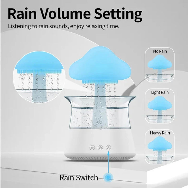 BowLift | Cloud Rain Forest Aromatherapy Humidifier Lamp