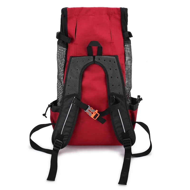 Dog backpack for outdoor & travel breathable Bowlift
