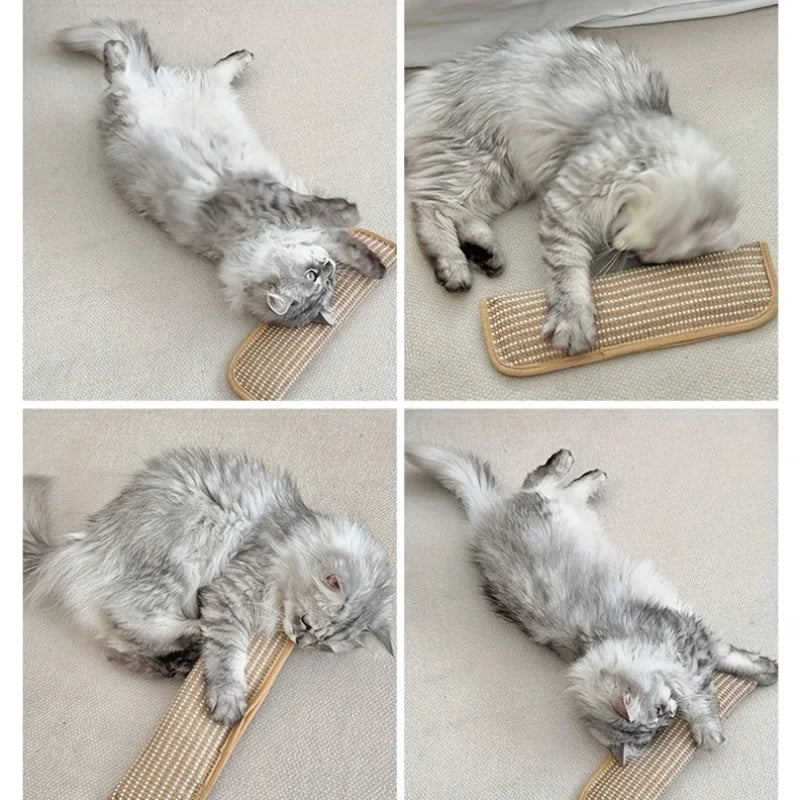 Scratching pillow for cats with catnip durable and sturdy Bowlift