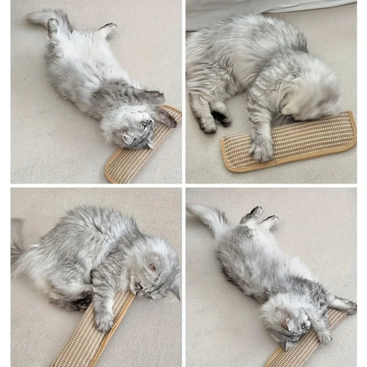 Scratching pillow for cats with catnip durable and sturdy Bowlift