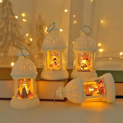 BowLift | SantaGlow - LED lanterns with Santa Claus motif for a festive and cozy Christmas atmosphere