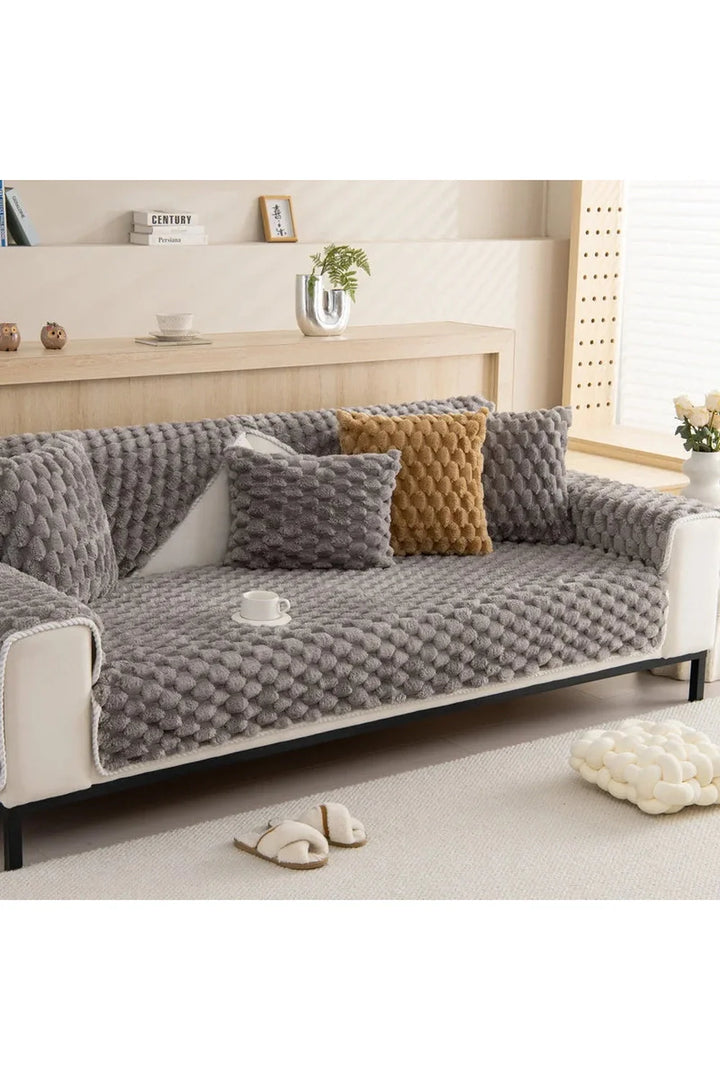 Velvet sofa cover | Bowlift