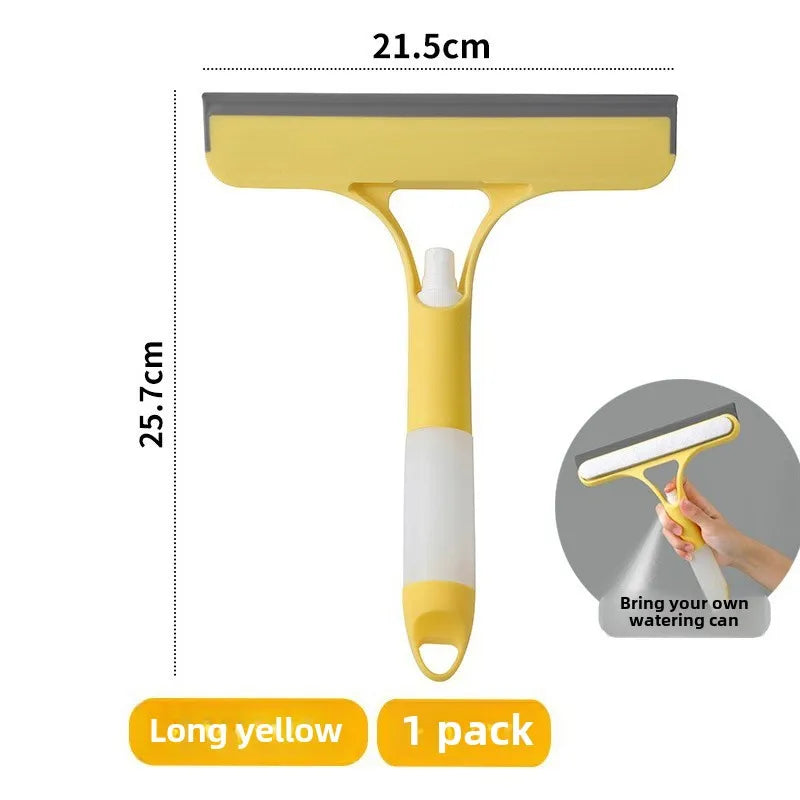 BowLift | CleanWave 3-in-1 Glass Cleaner | Spray, Scrub, Wipe | Compact & Streak-Free