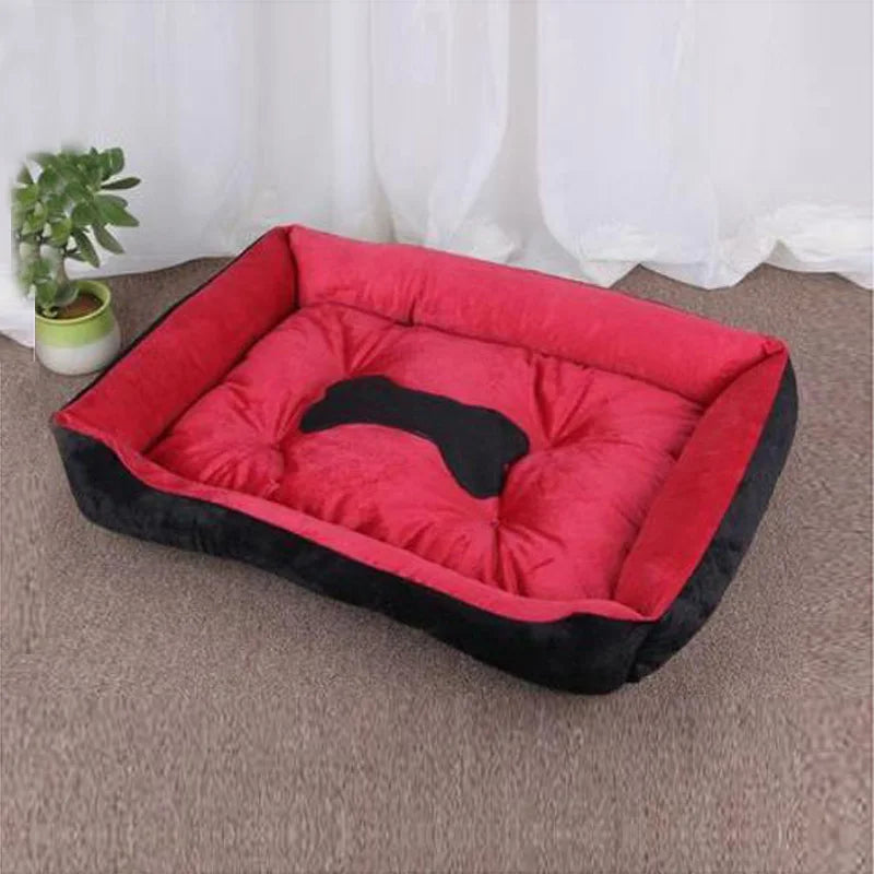 Modern and cozy linen dog bed Bowlift