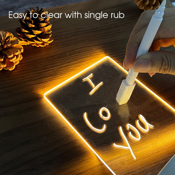 BowLift | Creative Note Board Led Table Lamp