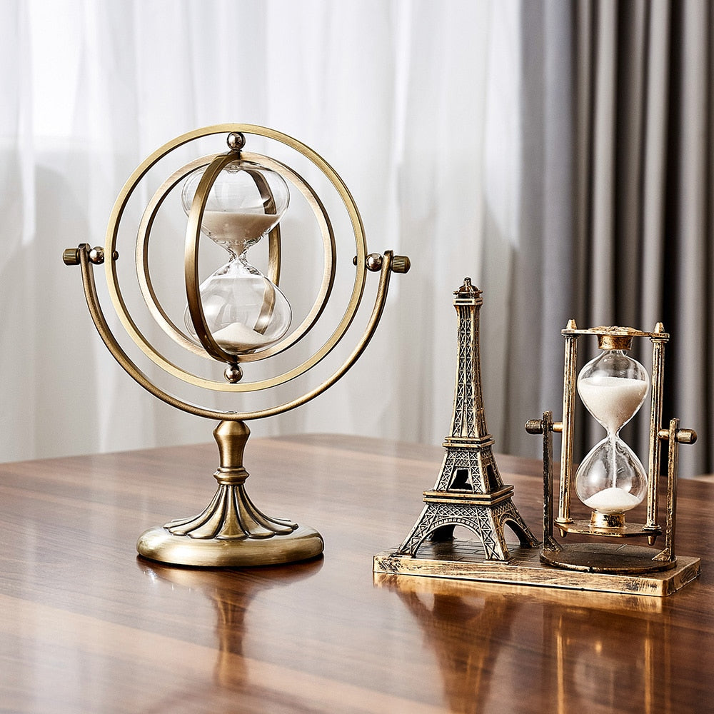 BowLift | Time Charmer Metal Hourglass Decor