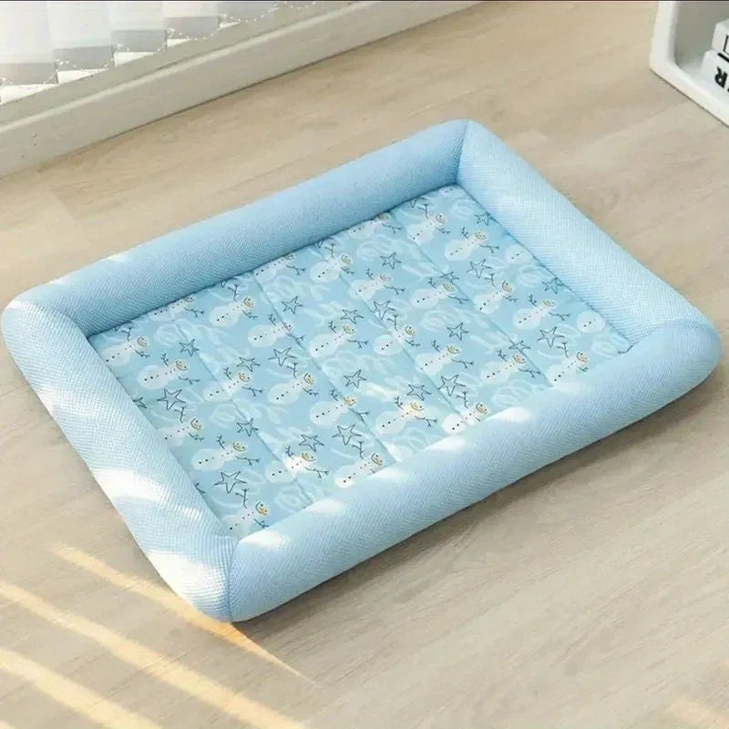 BowLift | Kühlmatte Pawlino ChillPad | Summer Mat for Dogs & Cats | Breathable & Fluffy | For Small to Large Pets