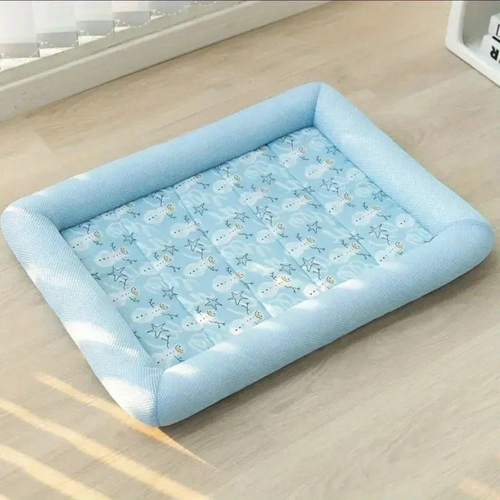 BowLift | Kühlmatte Pawlino ChillPad | Summer Mat for Dogs & Cats | Breathable & Fluffy | For Small to Large Pets