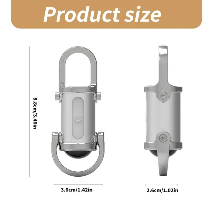 BowLift | LED Pocket USB Rechargeable Keychain Light