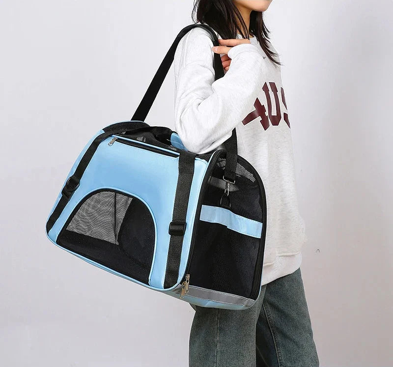 Foldable Pet Carrier for Travel Bowlift