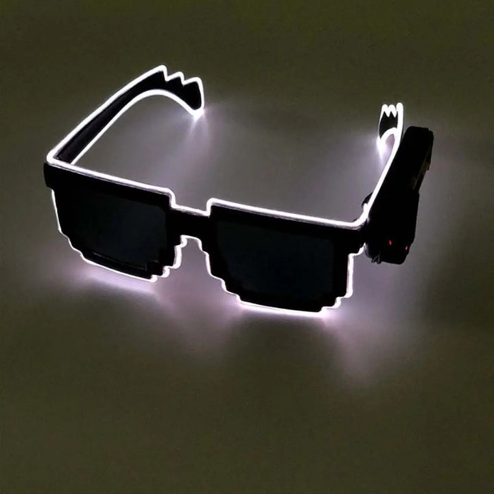 BowLift | Flashing Luminous 8-Bit Stylish Party Glasses