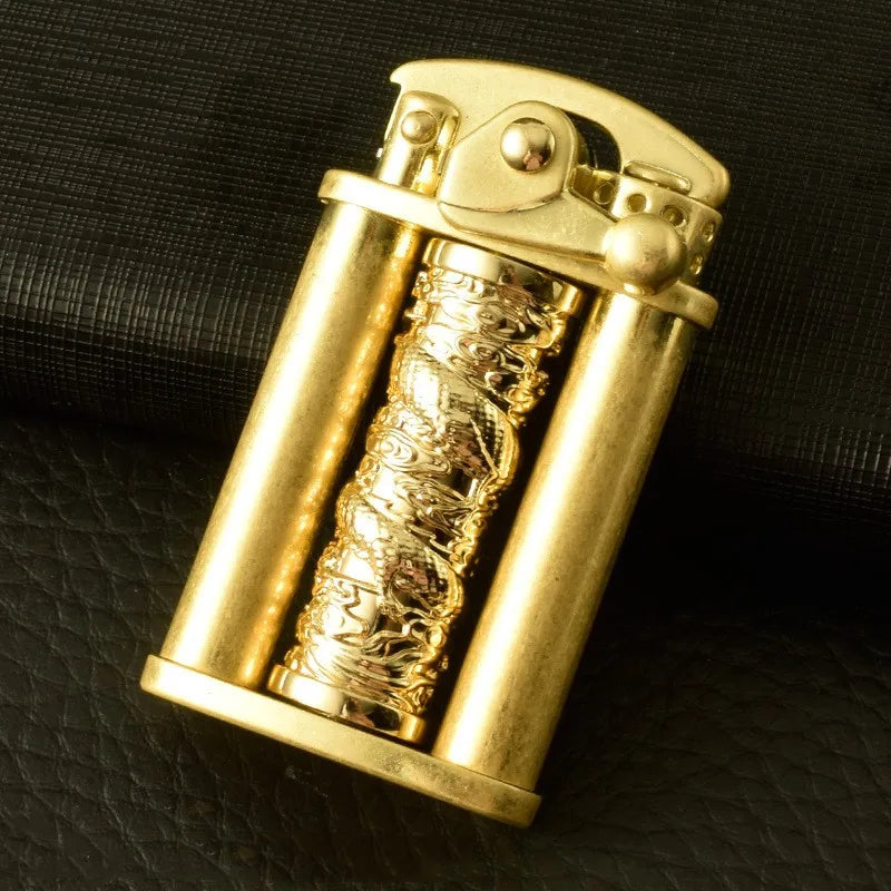 BowLift | Eco Flame Vintage Brass Kerosene Lighter