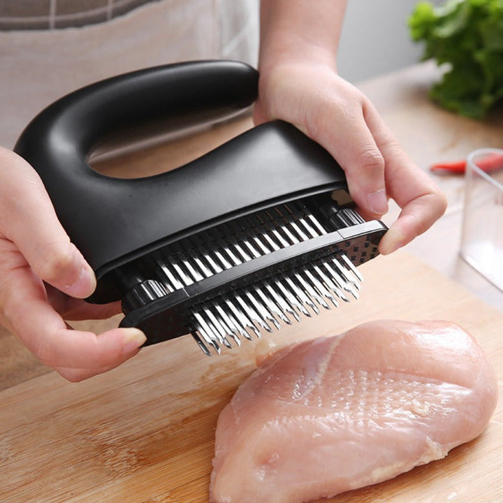 Meat tenderizer | 48 blade needle meat tenderizer stainless steel knife | Bowlift