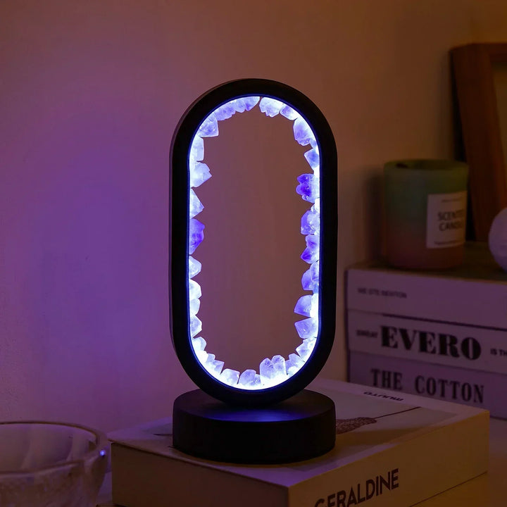 Améthystique – Elegant Natural Crystal Lighting Bowlift