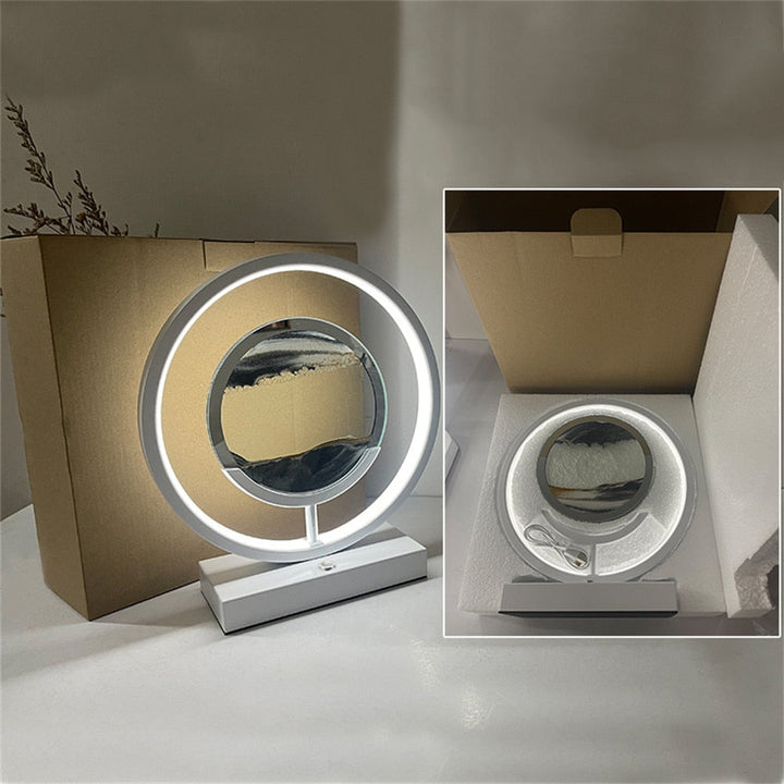BowLift | 3D LED Flowing Sand Art Table Lamp