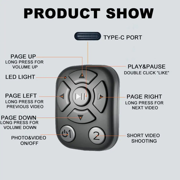 BowLift | Bluetooth Fingertip Remote Control