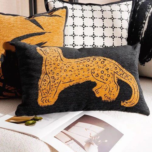 BowLift | Luxury Embroidered Decorative Cushion with Horse Print for Sofa and Living Room