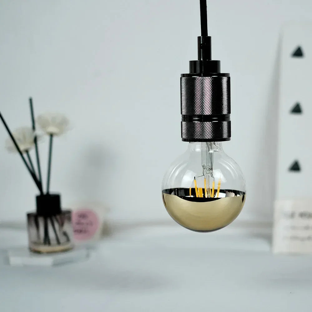 Vintage LED Bulb – Retro Table Lamp with Wooden Base | Bowlift
