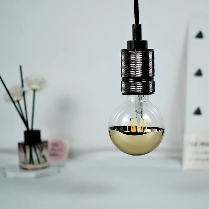 Vintage LED Bulb – Retro Table Lamp with Wooden Base | Bowlift