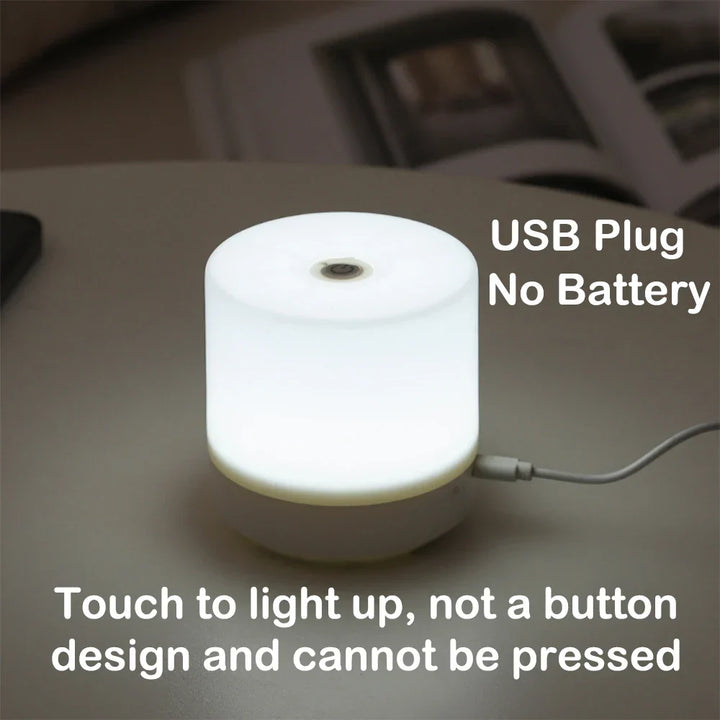 BowLift | Creative USB Nightstand Lamp - Touch-Dimming LED Night Light for Bedroom & Student Dormitory