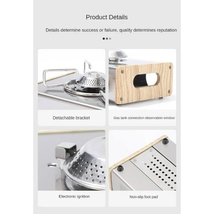 BowLift | On-the-Go Cooking Stainless Steel Outdoor Camping Stove