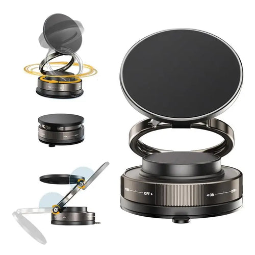 BowLift | 360° Rotatable Suction Magnetic Car Phone Holder