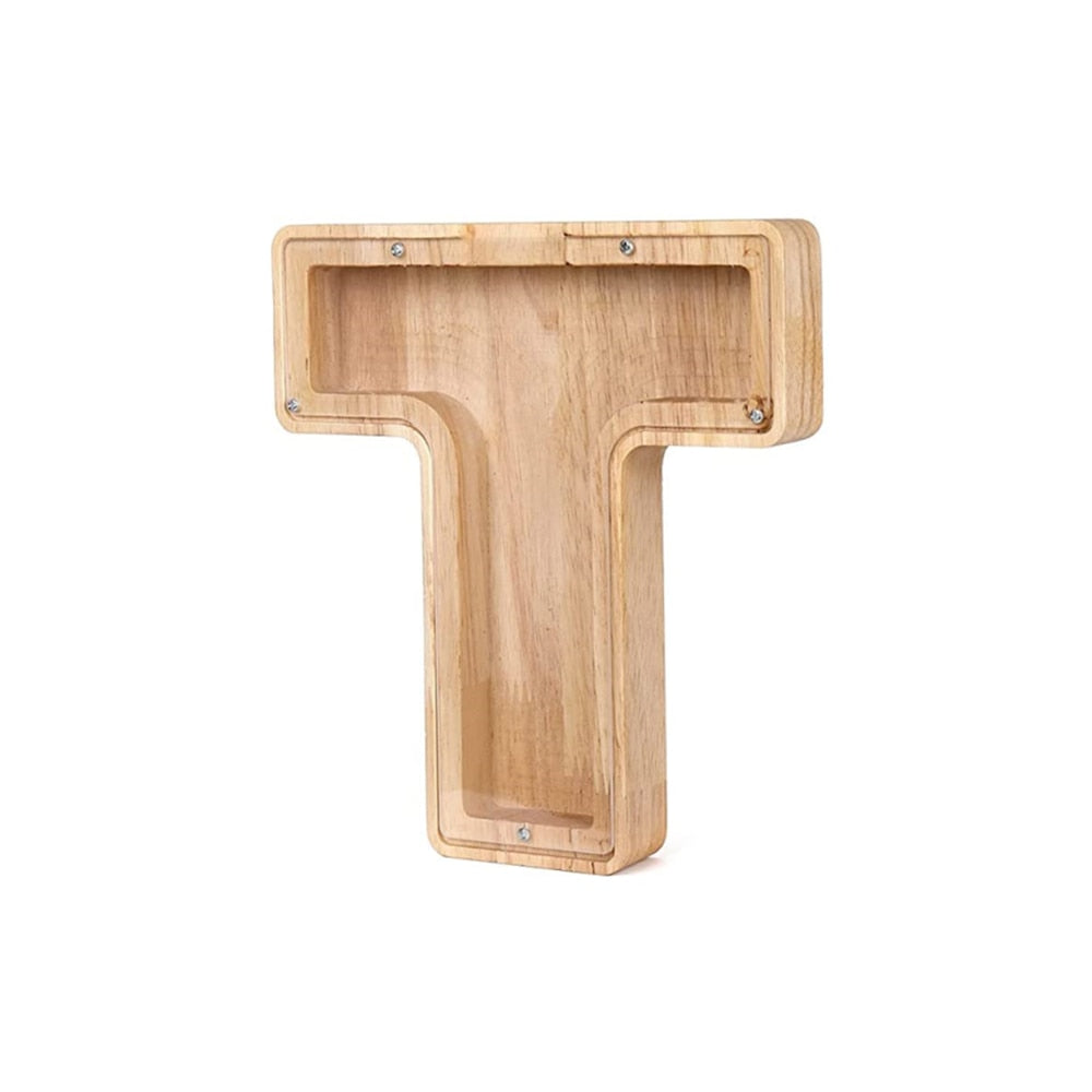 BowLift | Wooden Alphabet Piggy Bank - LetterSaver