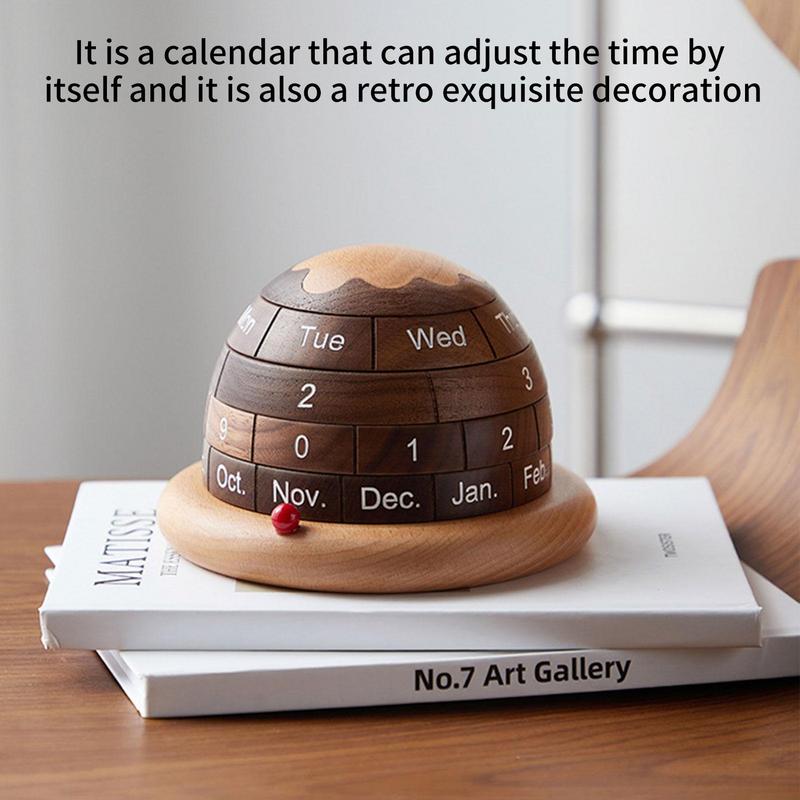 BowLift | Unique Planet Wooden Table Calendar