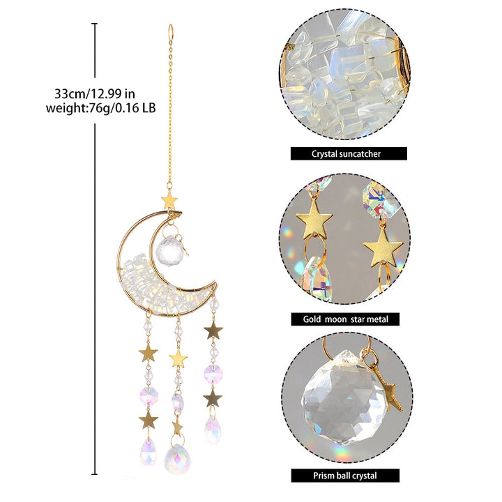 BowLift | Crystal Sun Catcher Moon Decor