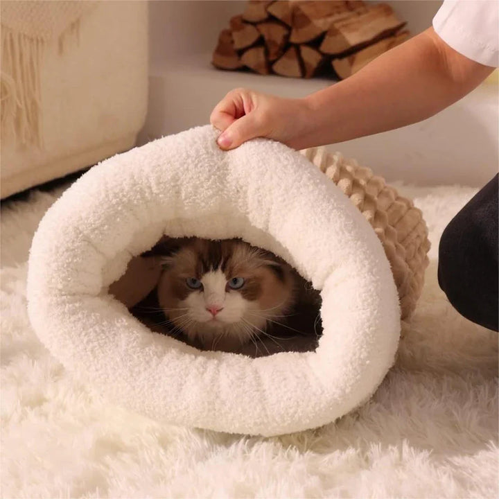 3-Layer Pet Sleeping Bag for Cats & Small Dogs Bowlift