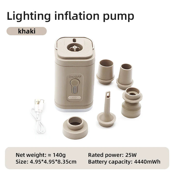BowLift | 3 in 1 Electric Mini Wireless Air Compressor