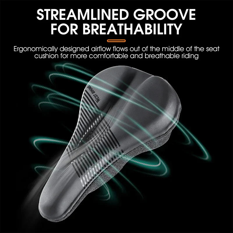BowLift | Durable Bike Seat Cover with Shock Absorption and Waterproof Design – Soft Bicycle Seat Cushion for Comfort