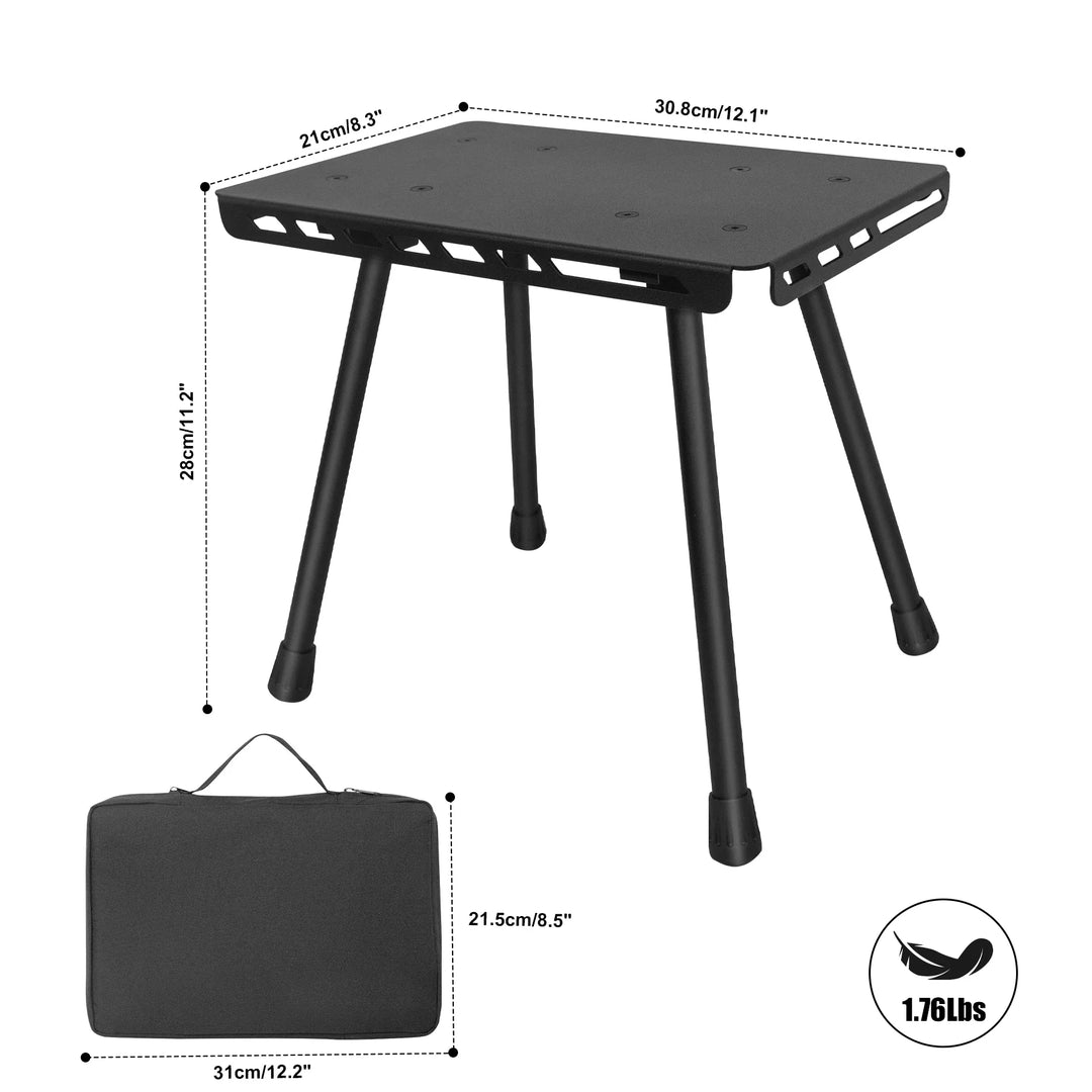 BowLift | TrekFold Camping Stool | Ultralight & Foldable | Aluminium | Multifunctional