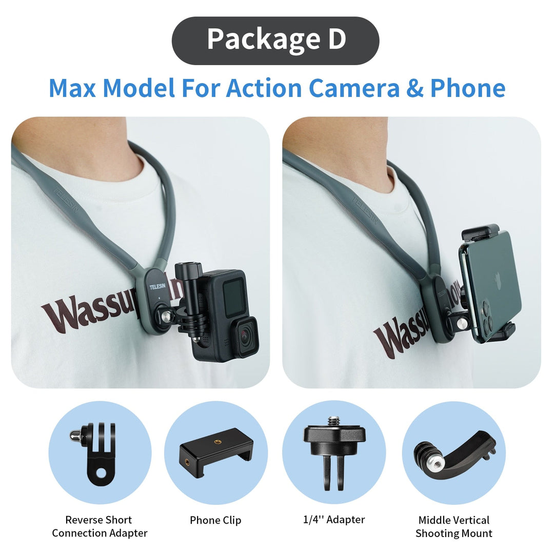 BowLift | Magnetic Silicone Neck-Mounted Action Camera Accessories