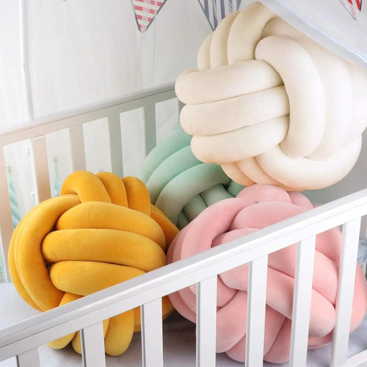 Plush Knot Cushion (Velvet) | Bowlift