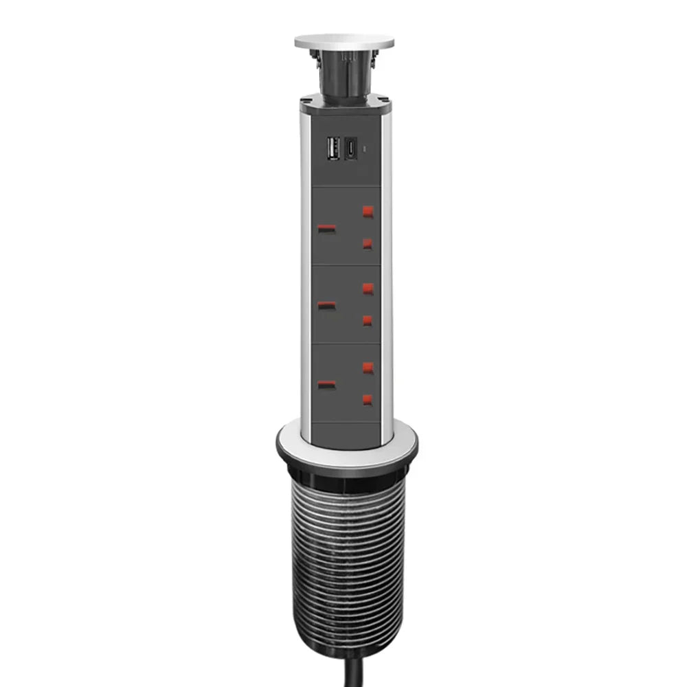 BowLift | Cable Organizer Table Socket Pop-Up Power Strip