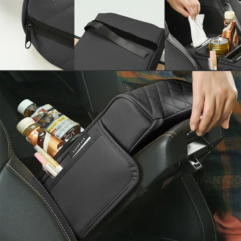 BowLift | Console Craft Multi-Pocket Car Armrest Pad