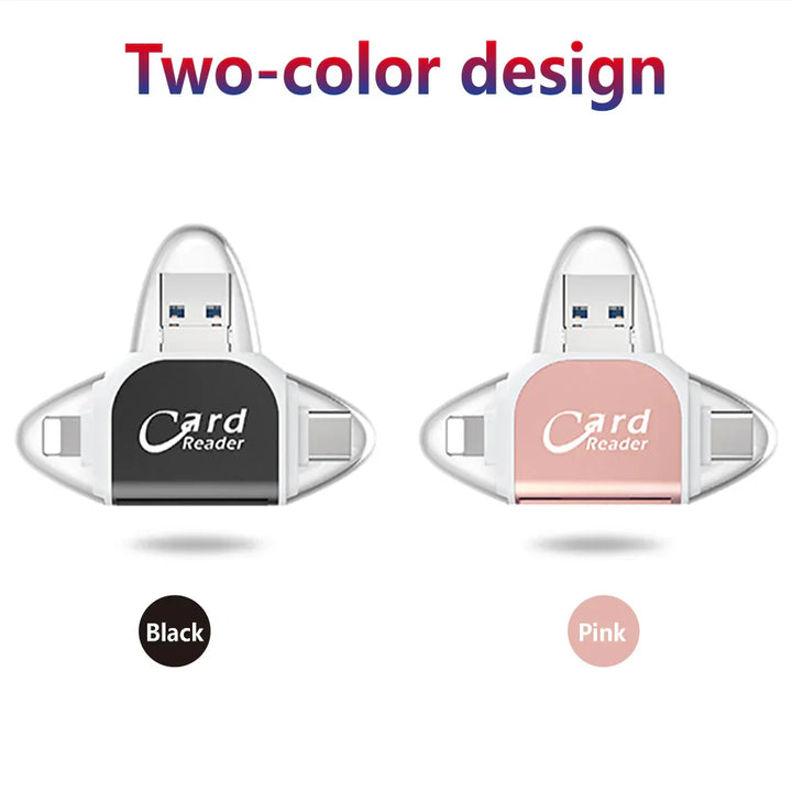 BowLift | Multi-Port 4in1 Universal SD TF Card Reader