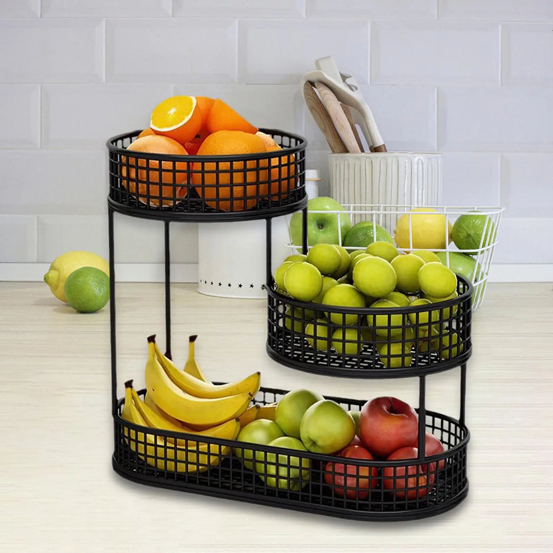 FruitElegance – Metal Wire Basket for Fruit & Vegetables Bowlift