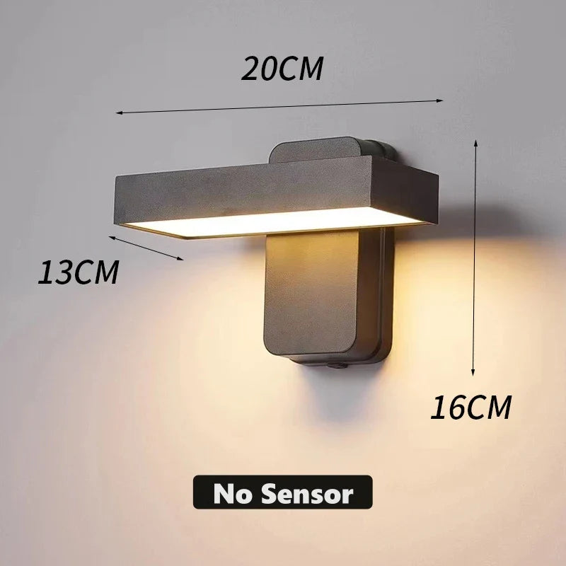 BowLift | LED Outdoor Wall Light VarioLux | Motion Sensor & IP65 | Rotatable | 30–50 cm