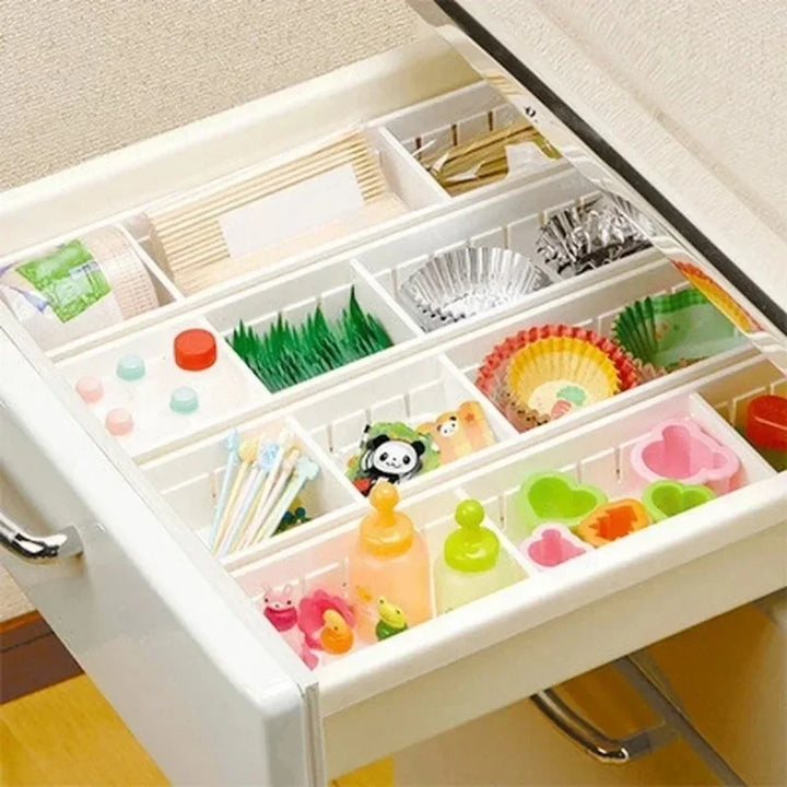 BowLift | Sortiva Drawer Organizer | Flexible & Modular | For Kitchen, Bathroom & Office | 2 Sizes