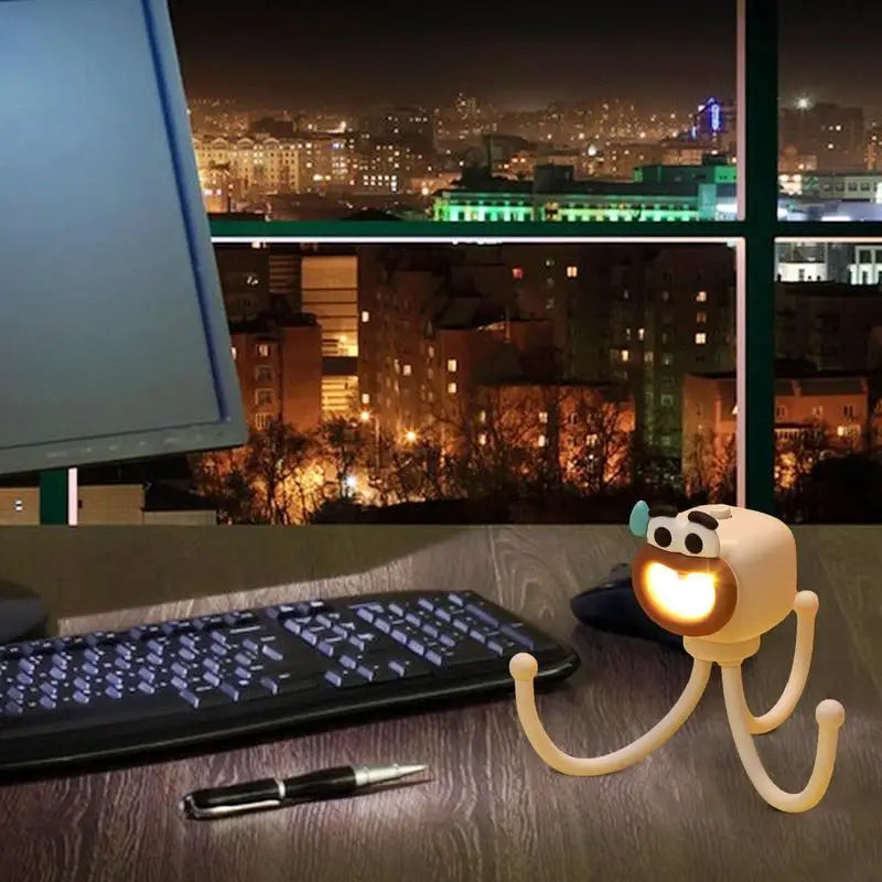 BowLift | Adjustable Octopus Night Lamp Phone Holder