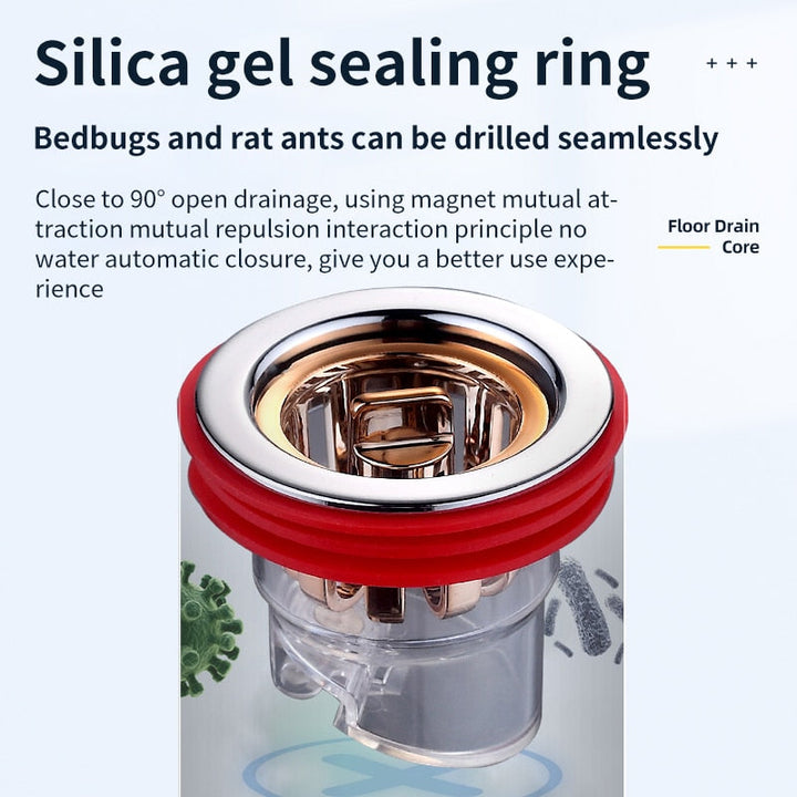 BowLift | Safe Bathroom Universal Anti Odor Drain Filter Plug