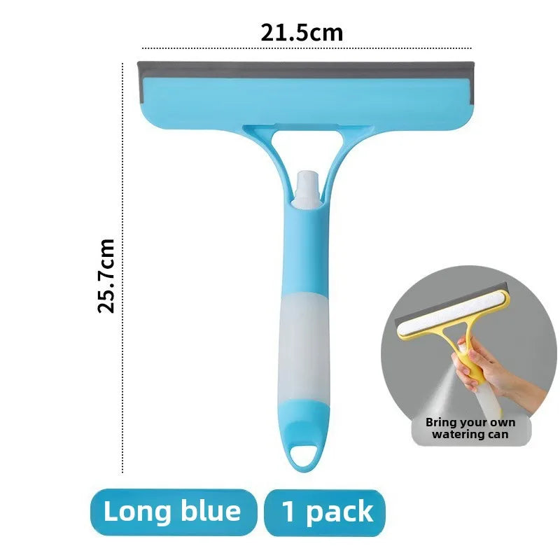 BowLift | CleanWave 3-in-1 Glass Cleaner | Spray, Scrub, Wipe | Compact & Streak-Free