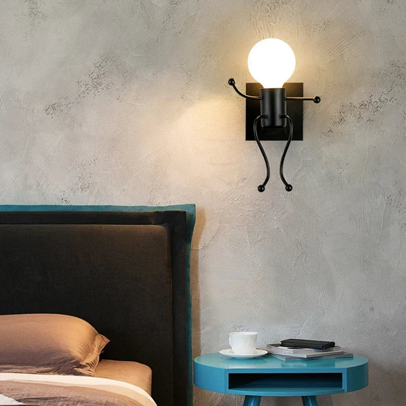 RobotLume – Trendy LED Wall Lamp for Kids Bowlift