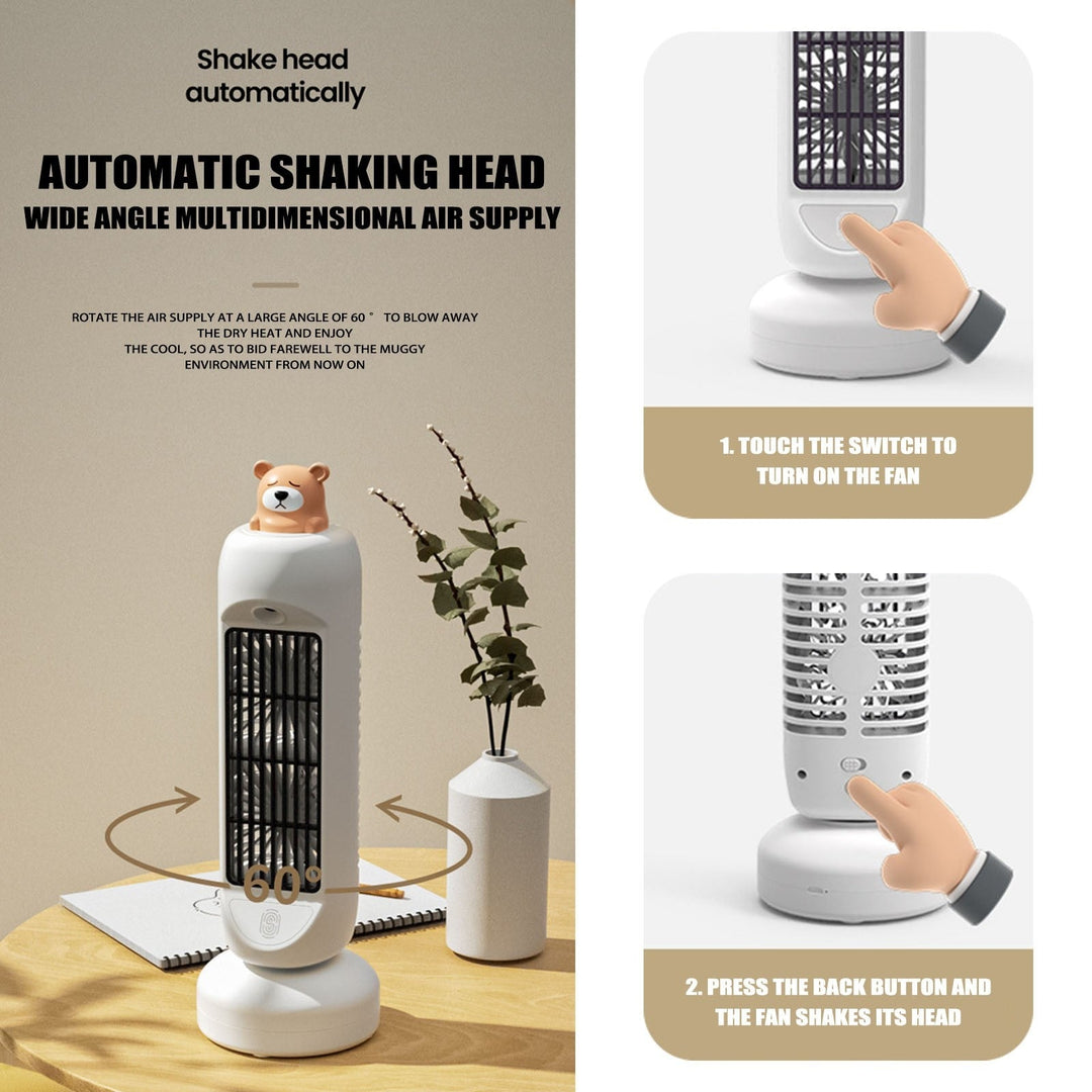 BowLift | Mini Bear Air Cooler Humidifier Fan