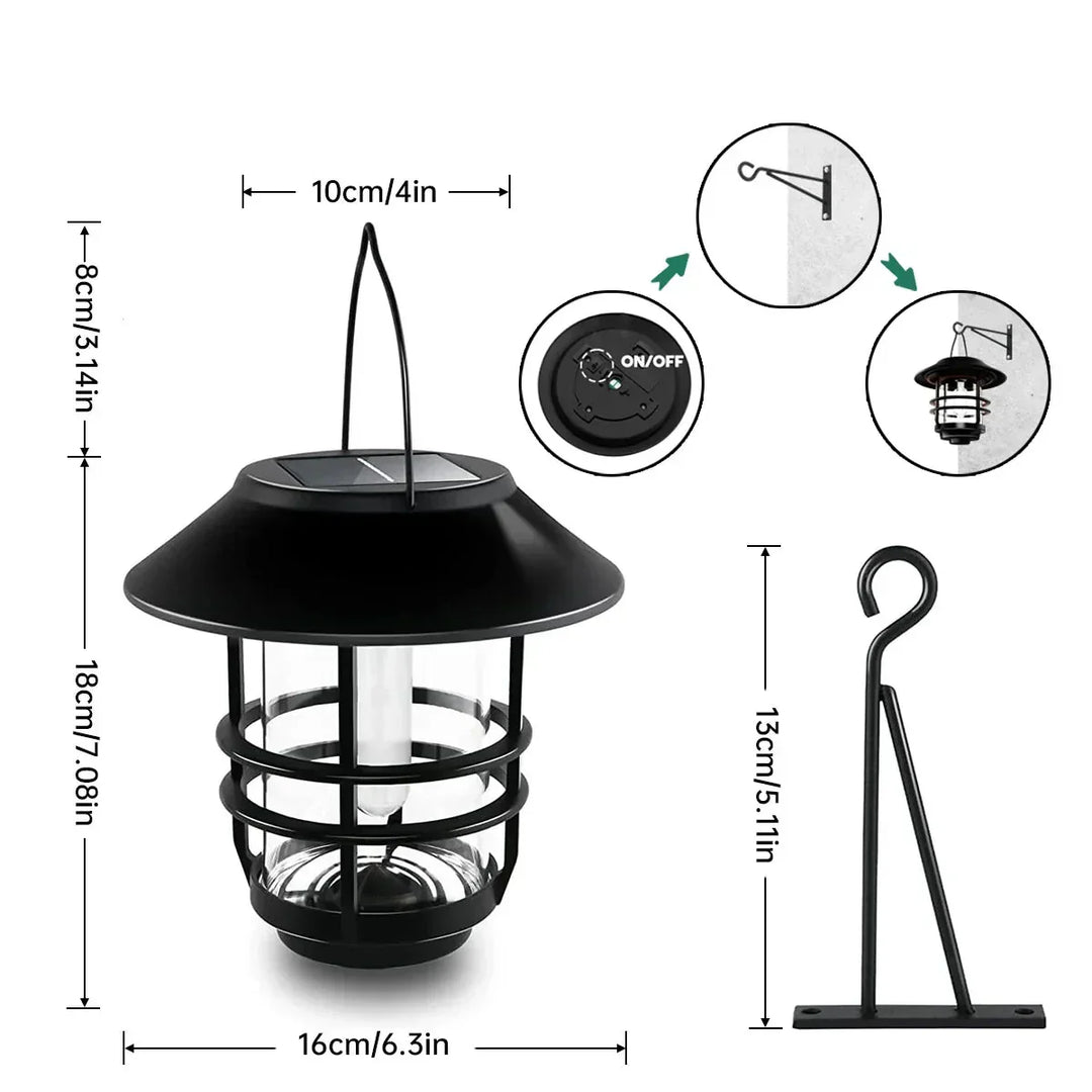 Flamma Glow - Enchanting Solar Wall Lamp Set | Bowlift