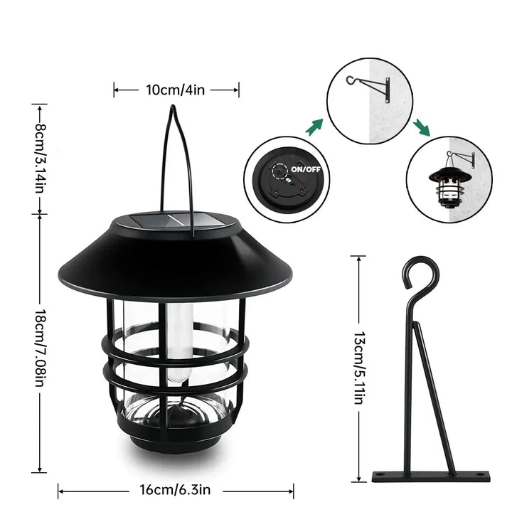Flamma Glow - Enchanting Solar Wall Lamp Set | Bowlift