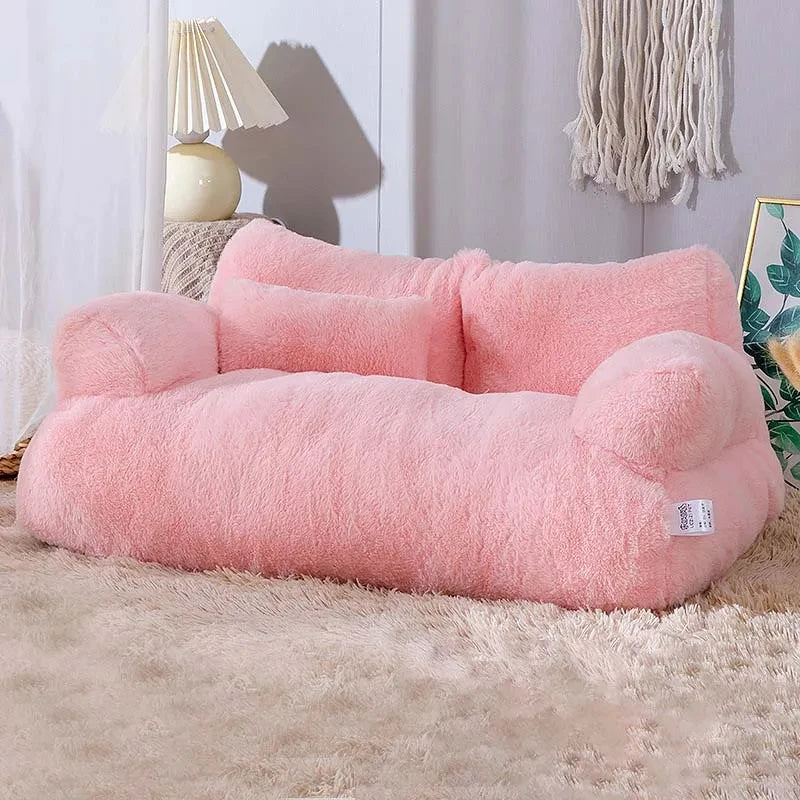 BowLift | Sofalux Luxury Cat Bed - Plush Warmth for Cats & Small Dogs, Winter Comfort